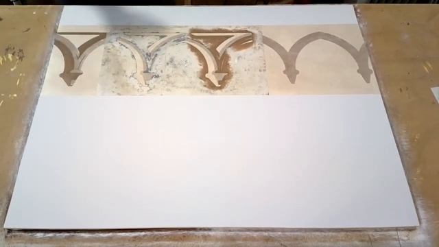 3D Gothic Arch Stencil Paint Effect смотреть онлайн