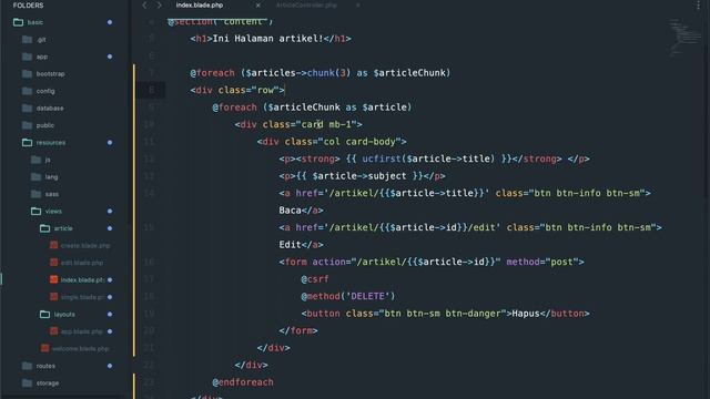 28 membagi jadi kolom - Belajar Laravel 7.x смотреть онлайн