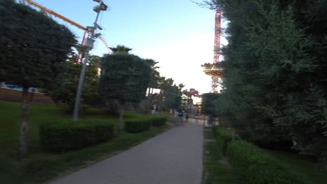 Бешеные аттракционы в олимпийском парке Сочи.Наш отдых в Адлере. смотреть онлайн
