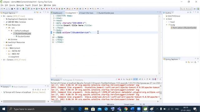 Session02 Servlet Example смотреть онлайн