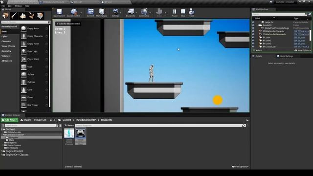 Make a 2D game beginner series #4 Coins and Lives (Unreal Engine Tutorial) смотреть онлайн