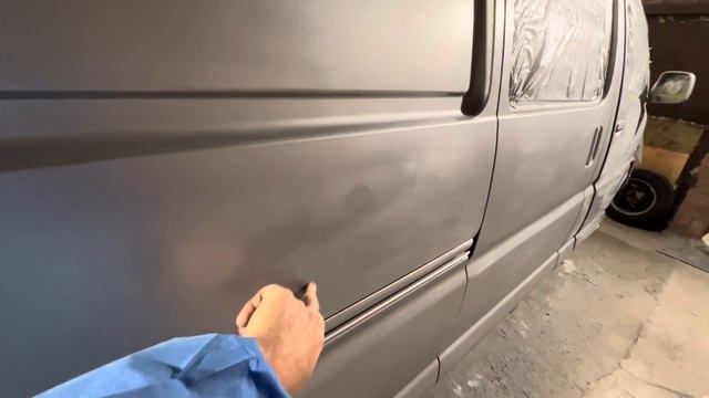 Toyota Hiace 2008 красим в гараже. Окончание работ смотреть онлайн