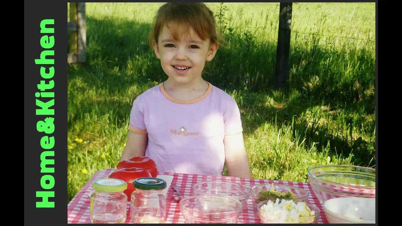 ДЕТСКИЙ САЛАТИК В ПОМИДОРКЕ_ХОЛОДНАЯ_ГОРЯЧАЯ ЗАКУСКА_Детская Кухня
