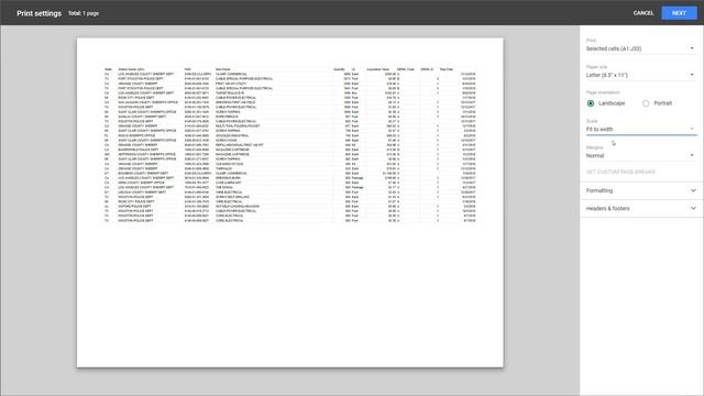 How to Print a Selection in Google Sheets смотреть онлайн