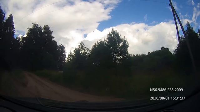 Driving in Central Russia: Плеханы - Кубринск - Нагорье - Нерль - Кашин - Головеньки 01/08/2020 (4x смотреть онлайн
