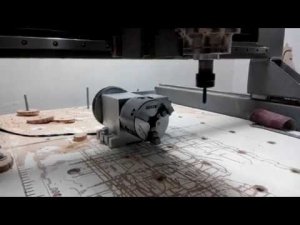 Подключение 4 поворотной оси к станку ЧПУ на StepMaster и ее настройка в Mach3