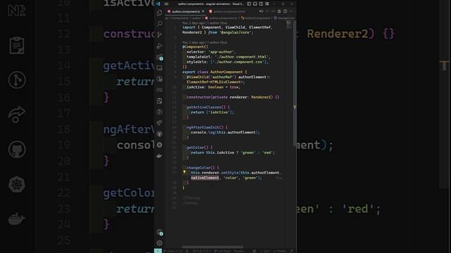 VIewChild ElementRef change the DOM using the Native Element #angular #leelawebdev Angular16 смотреть онлайн