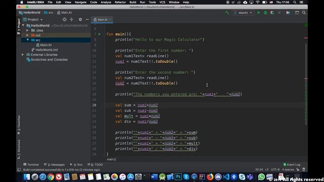 Kotlin Tutorial Calculator Part 2 смотреть онлайн