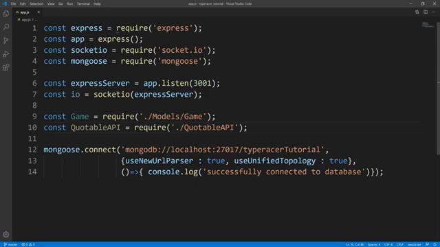 Build a Type Racer Clone part 2 (ReactJS,Socket.io,NodeJS,ExpressJS,Mongoose) смотреть онлайн