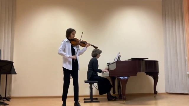 Э. Блох "Нигун". Скворцова Евгения - скрипка, Юлия Ковалева - фортепиано смотреть онлайн