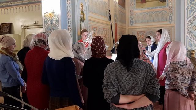 "Ангельский собор" (Тропари по Непорочных) гл.5. Регент Екатерина Артюхова. смотреть онлайн