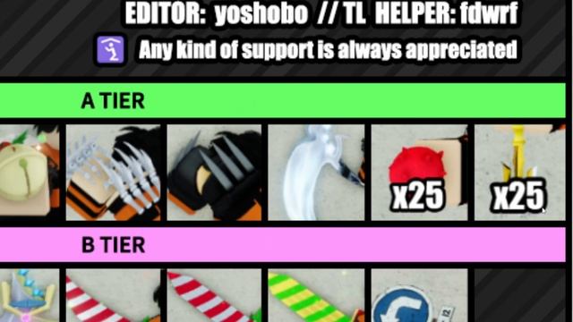 [YBA] NEW OFFICIAL YBA ITEMS TRADING TIER LIST (JULY 2023)