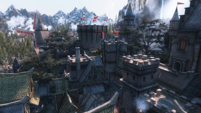 Enhanced Solitude + Enhanced Solitude Docks - Ultra Modded Skyrim SE