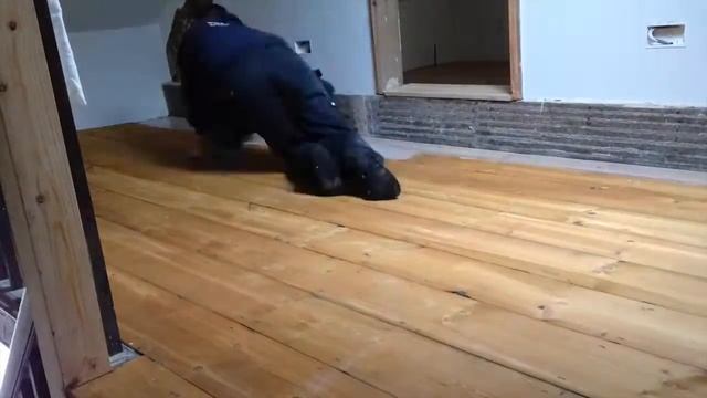 Pine Floor Oiling with Osmo Birch Tint 3136 смотреть онлайн