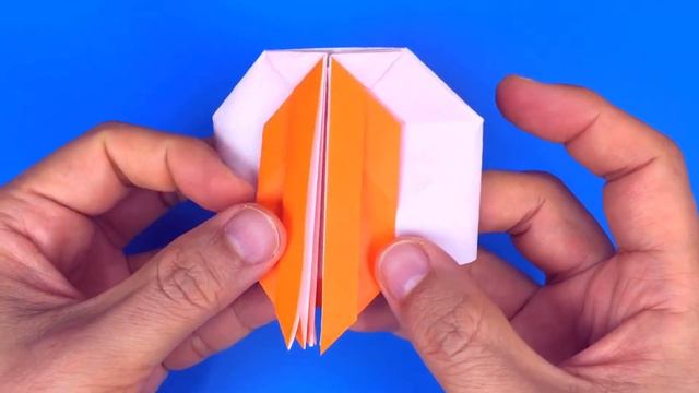How to origami an orange shrimp sushi ? make a yellow shrimp sushi out of a paper смотреть онлайн