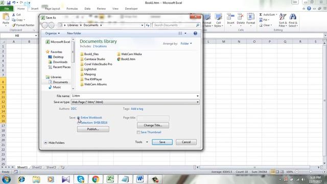 How To Export A Range Of Data From Excel To HTML Or Web Page File смотреть онлайн