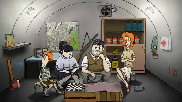 60 Seconds! Прохождение На Русском #16 — СЕМЬЯ И ВОЕННЫЕ смотреть онлайн