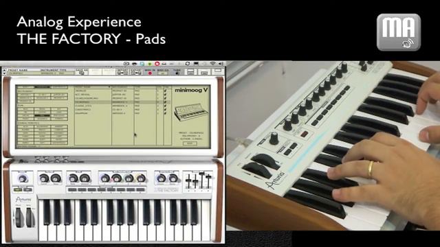 Keys and Pads Arturia Analog Experience THE FACTORY смотреть онлайн