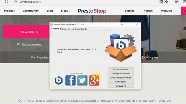INSTALL AND SETUP A PRESTASHOP LOCAL SITE USING BITNAMI WINDOWS INSTALLER смотреть онлайн