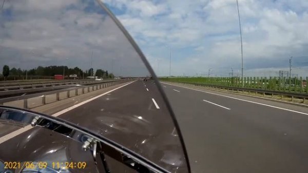 Test stabilności Honda Valkyrie. Valkyrie 1500C (F6C) stability test