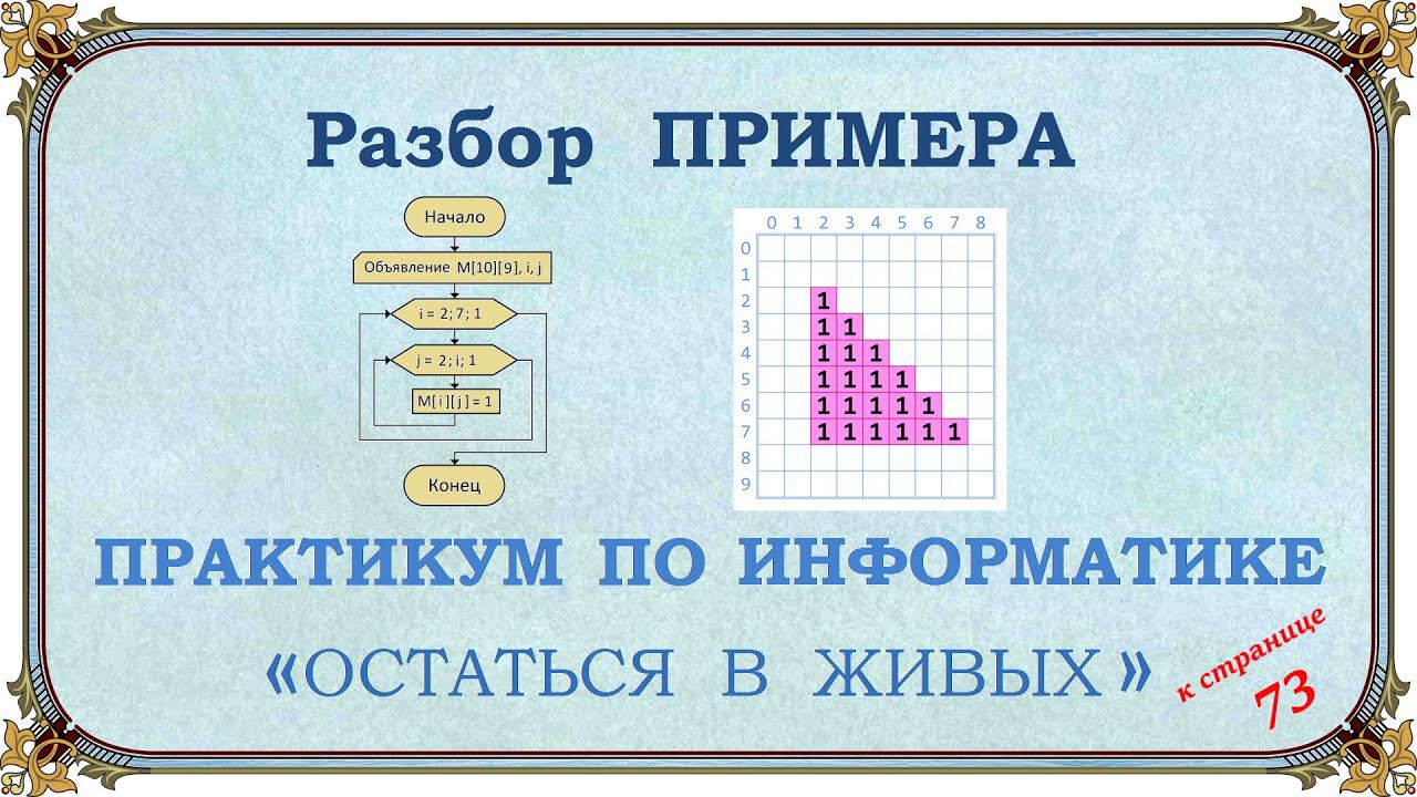 Разбор примера успешного спасения, содержащего вложенные циклы смотреть онлайн