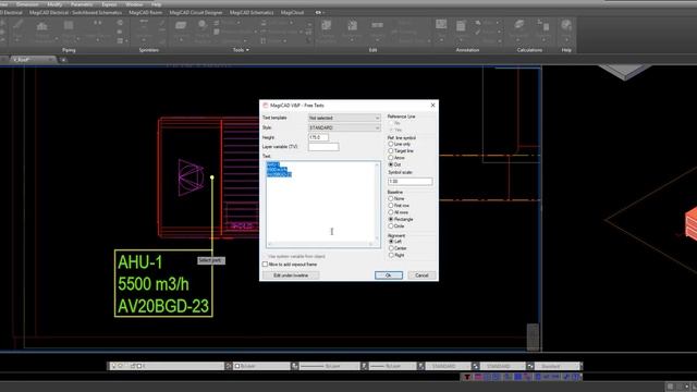 51 - MagiCAD_for_AutoCAD - Free Text + Find and Replace смотреть онлайн