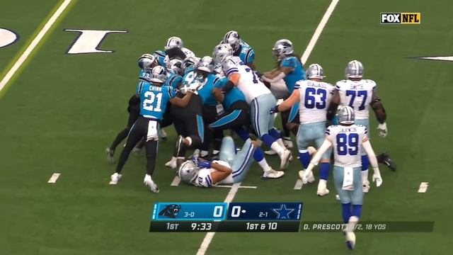 Cowboys Lean on Run Game for TD смотреть онлайн