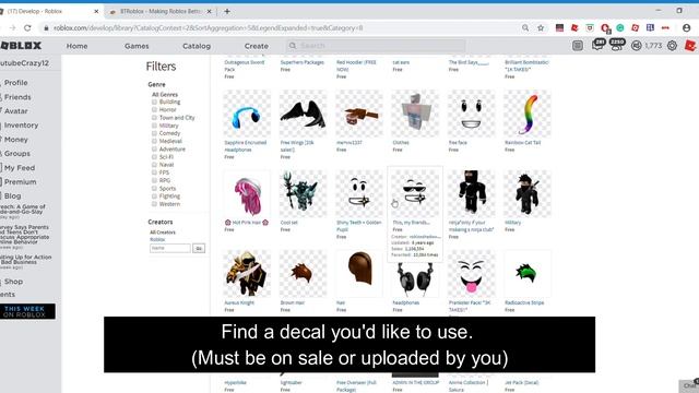 Sakura High - How To Upload Images Onto Furniture (Roblox) смотреть онлайн