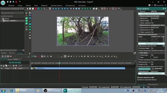 Как удалить звук из видеозаписи видеоредактором VSDC Free Video Editor смотреть онлайн