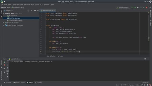 First Application Part 3 смотреть онлайн