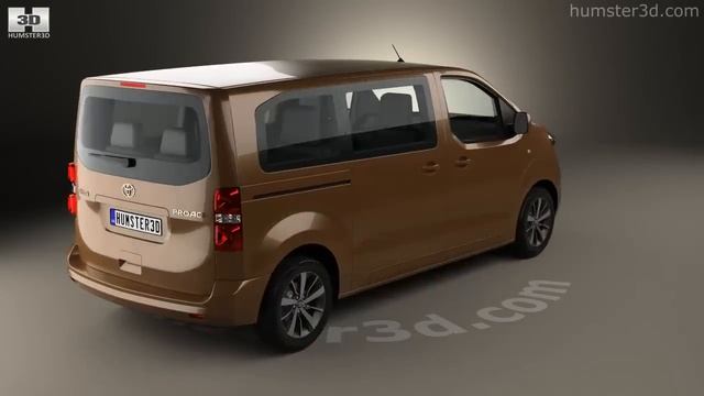 Toyota Proace 2016 3D model by Humster3D.com смотреть онлайн