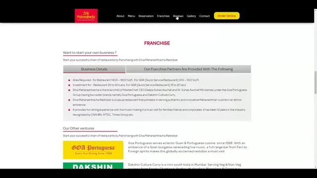 Diva Maharashtracha - Gallery - Web Portal - Restaurant смотреть онлайн