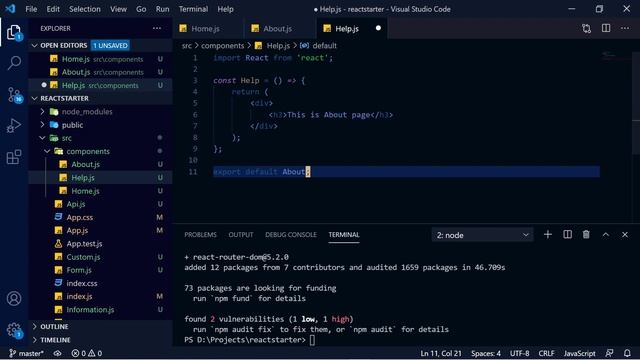 React Router | Routing in React | Reactjs tutorials смотреть онлайн