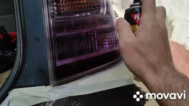 Как самому протанировать задние фары на примере Toyota Prius 30. смотреть онлайн