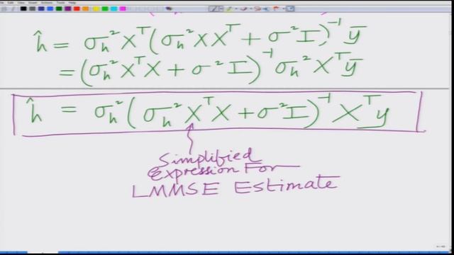 Lec 19 Linear Minimum Mean Squared Error LMMSE Estimate for Multi Antenna Downlink Wireless Channel смотреть онлайн