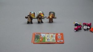 МАША И МЕДВЕДЬ -4 (2016) Киндер Сюрприз - серия "MASHA AND THE BEAR - 4" из Kinder Surprise