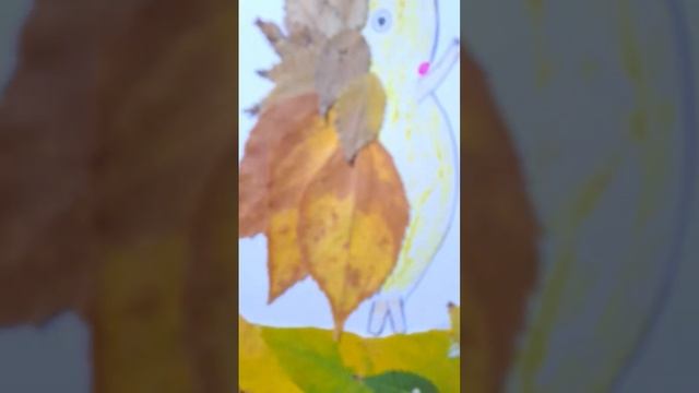 Поделки из листьев в садик #осенниеподелки #поделкиизлистьев #поделкидлясада #дарыосени #поделки смотреть онлайн