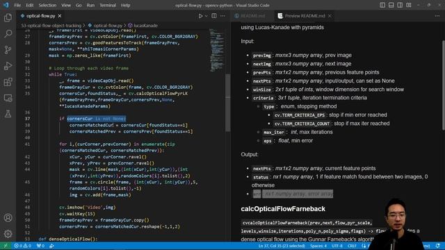 OpenCV Python Optical Flow Object Tracking смотреть онлайн