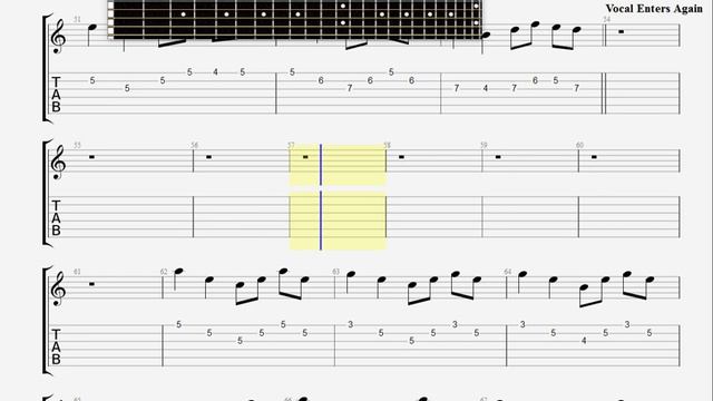 Coil, Lacuna Falling Again GUITAR 2 TAB смотреть онлайн