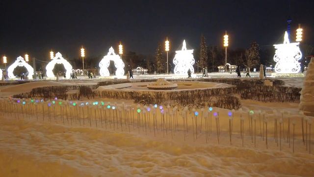 Новогодний ВДНХ. Москва \ New Year. VDNH. Moscow смотреть онлайн