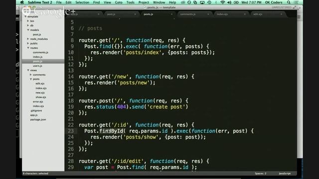 OK Coders: Mongoose ~ Using MongoDB in Node смотреть онлайн