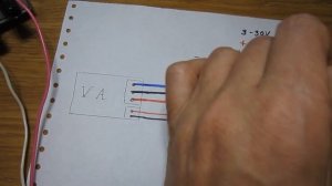 Подключение китайского вольтметра амперметра.