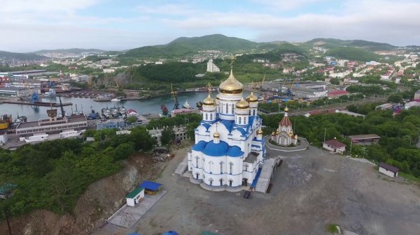 Аэросъемка в Находке / Собор Казанской Иконы Божией Матери