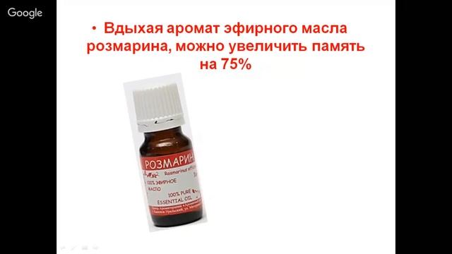 Эфирное масло РОЗМАРИН. Salvia rosmarinus. Воздействие на память, исследования. Смеси из ЭМ смотреть онлайн
