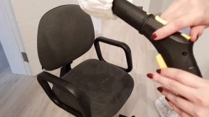 Чистим старое компьютерное кресло пароочистителем