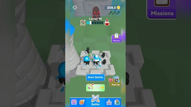 Merge Archers: Bow and Arrow - Android iOS Gameplay смотреть онлайн