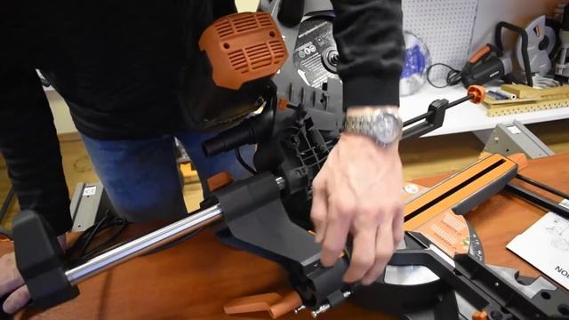 Evolution R255SMS-DB plus торцовка с двойным наклоном. Double bevel multi cutting miter saw by Evo. смотреть онлайн