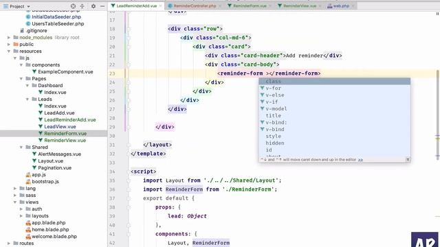 16 Refactoring Vue JS form to handle both Create and Edit смотреть онлайн