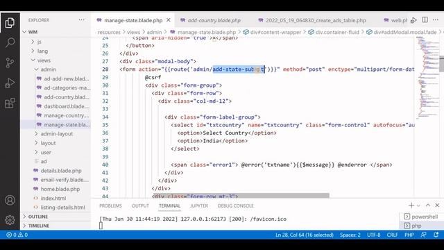 CRUD Operations in Laravel | Laravel CRUD bootstrap modal edit and update in Laravel in Hindi смотреть онлайн