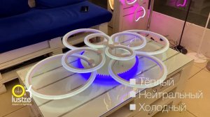 Обзор светодиодной люстры на большую комнату